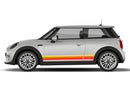 Retro stripes side graphics decals for Mini Cooper Hardtop