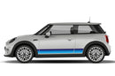 Retro stripes side graphics decals for Mini Cooper Hardtop