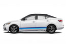 Retro stripes side graphics decals for Nissan Sentra
