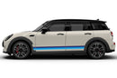 Retro stripes side graphics decals for Mini Cooper Clubman