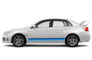 Retro stripes side graphics decals for Subaru Impreza 2012-2016
