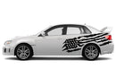 Tattered American flag graphics decals for Subaru Impreza 2012-2016