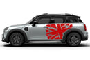 Tattered UK flag side graphics decals for Mini Cooper Countryman