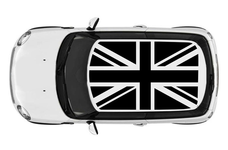 UK flag roof graphics decals for Mini Cooper Hardtop