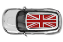 UK flag roof graphics decals for Mini Cooper Countryman