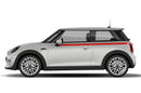 Upper stripes side graphics decals for Mini Cooper Hardtop