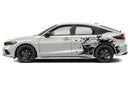 Wild sea side graphics decals for Honda Civic