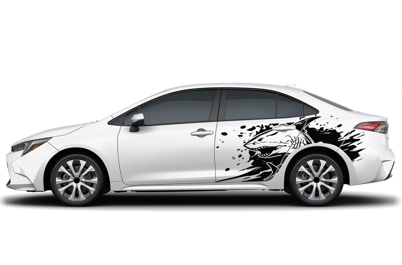 Wild sea side graphics decals for Toyota Corolla