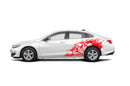 Wild bear side graphics decals compatible with Chevrolet Malibu