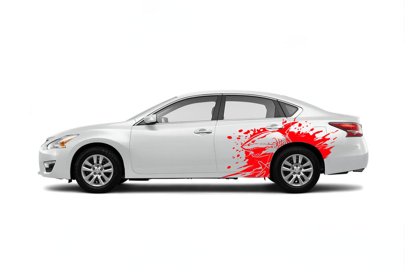 Wild sea side graphics decals for Nissan Altima 2013-2018