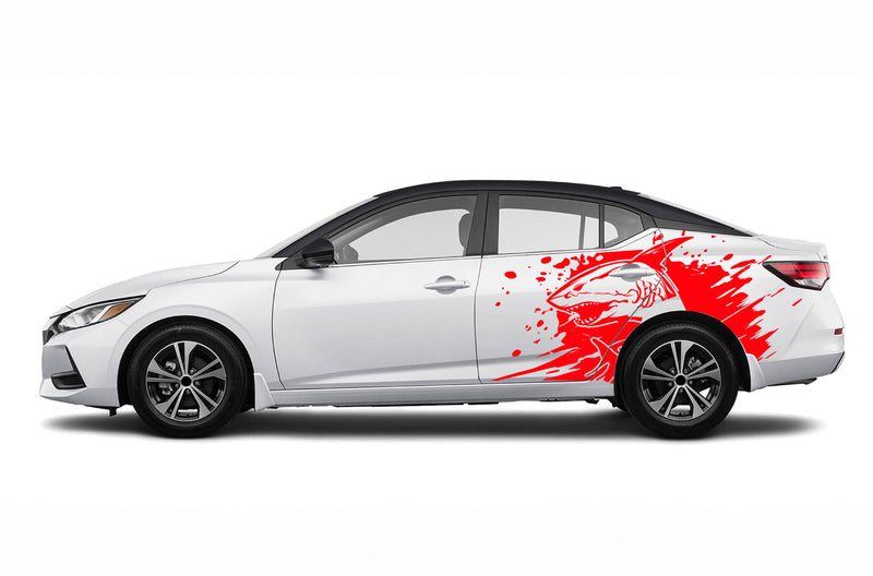 Wild sea side graphics decals for Nissan Sentra