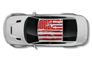 American flag roof graphics decals for Dodge Charger Hellcat SRT 