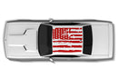 American flag roof graphics decal for Dodge Challenger 2008-2014
