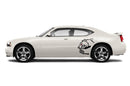 Angry bear side graphics stickers decals for Dodge Charger 2006-2010