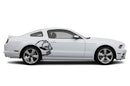 Angry bear side graphics stickers decals for Ford Mustang 2010-2014