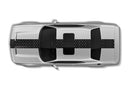 Center honeycomb stripes graphics decal for Dodge Challenger
