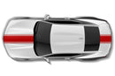 Center pin rally racing stripes graphics decals for Chevrolet Camaro