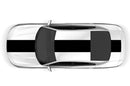 Center racing stripes graphics decals for Dodge Charger