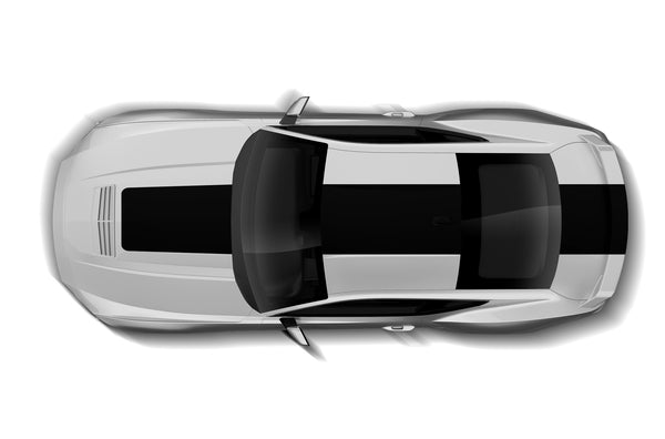 Center stripes graphics stickers decals for Ford Mustang