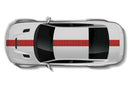 Center honeycomb stripes graphics decals for Dodge Charger Hellcat SRT
