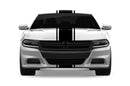 Center pin racing graphics decals for Dodge Charger