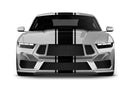 Center pin racing stripes graphics decals for Ford Mustang