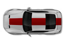 Center stripes graphics stickers decals for Ford Mustang 2018-2023