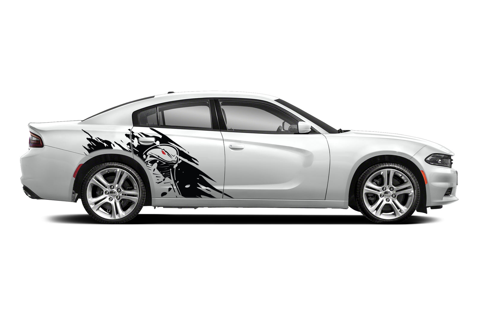 Cobra head side graphics stickers decals for Dodge Charger