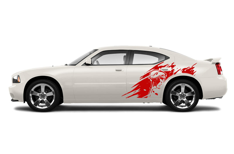 Cobra head side graphics stickers decals for Dodge Charger 2006-2010