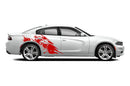 Cobra head side graphics stickers decals for Dodge Charger