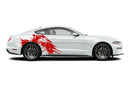 Cobra head side graphics stickers decals for Ford Mustang