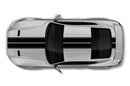 Dual rally stripes graphics stickers decals for Ford Mustang 2018-2023