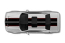 Dual stripes with pinstriping decals for Dodge Challenger