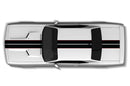 Dual stripes with pinstriping decals for Dodge Challenger 2008-2014