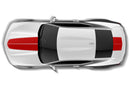 Dual rally racing stripes graphics decals for Chevrolet Camaro