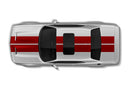 Dual rally stripes graphics decals for Dodge Challenger
