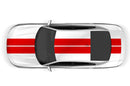 Dual racing stripes graphics decals for Dodge Charger