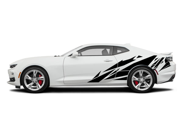 Geometric patterns side graphics stickers decals for Chevrolet Camaro