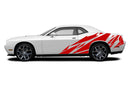 Geometric patterns side graphics stickers decals for Dodge Challenger