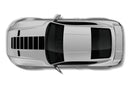Linear hood decals graphics stickers decals for Ford Mustang 2018-2023