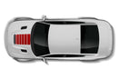 Linear hood stripes graphics decals for Dodge Charger Hellcat SRT
