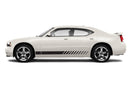 Lower racing stripes graphics decals for Dodge Charger 2006-2010