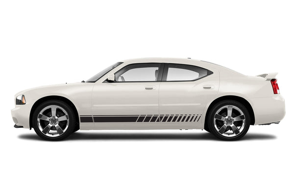 Lower speed stripes graphics decals for Dodge Charger 2006-2010