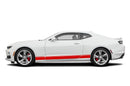 Lower side road stripes graphics decals for Chevrolet Camaro
