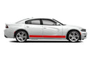 Lower road stripes graphics decals for Dodge Charger