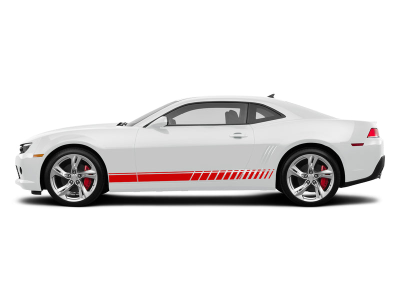 Lower speed stripes graphics decals for Chevrolet Camaro 2010-2015