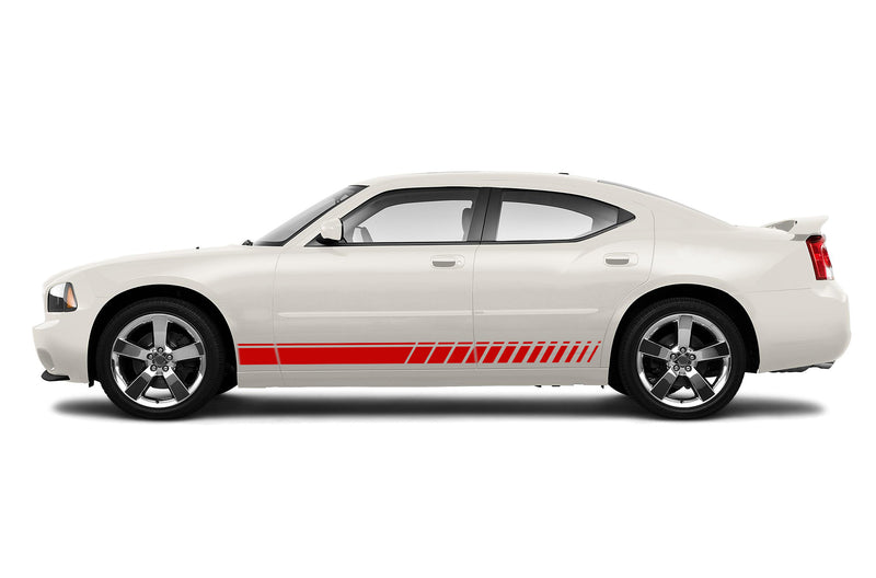 Lower speed stripes graphics decals for Dodge Charger 2006-2010