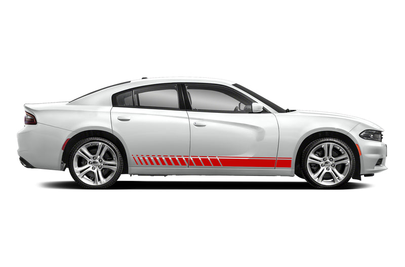 Lower speed stripes graphics decals for Dodge Charger