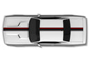 Offset line stripes graphics decals for Dodge Challenger 2008-2014