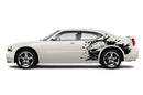 Shark jaws side graphics stickers decals for Dodge Charger 2006-2010
